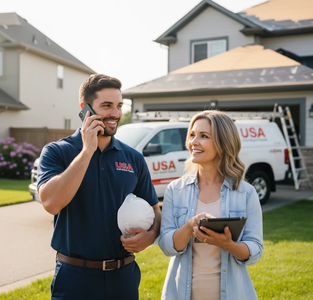 USA Roof Repair Experts customer support in Cody
